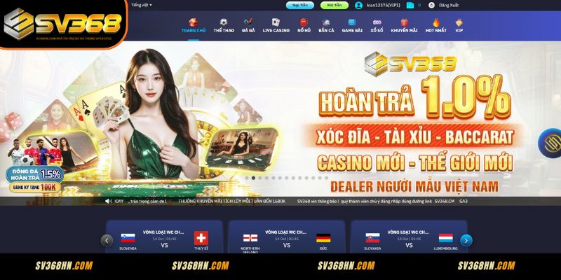 Giới thiệu nhà cái SV368