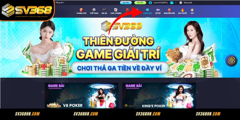 Giới thiệu Game bài SV368