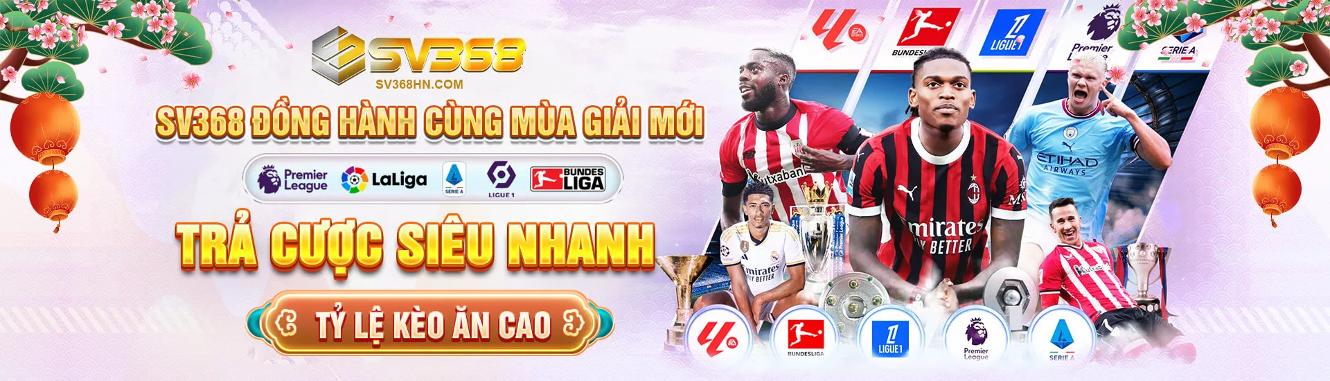 SV368 đồng hành cùng thể thao mùa giải 2025-2026