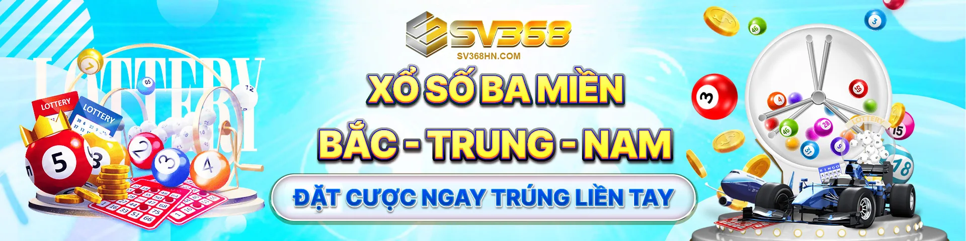 SV368 - Xổ số 3 miền Bắc - Trung - Nam